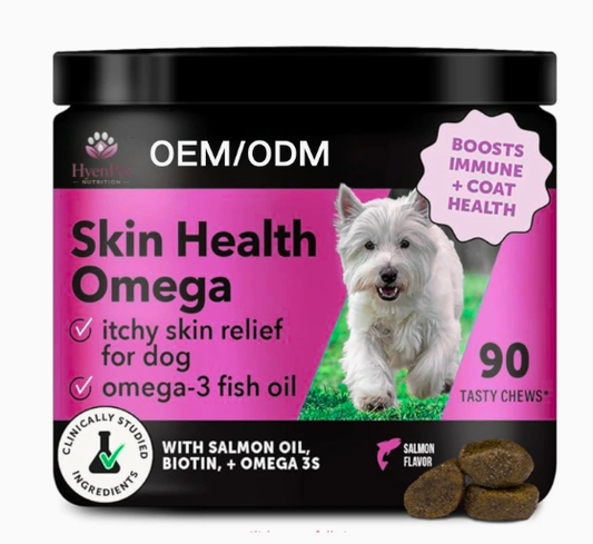Pet dog chew tablets
