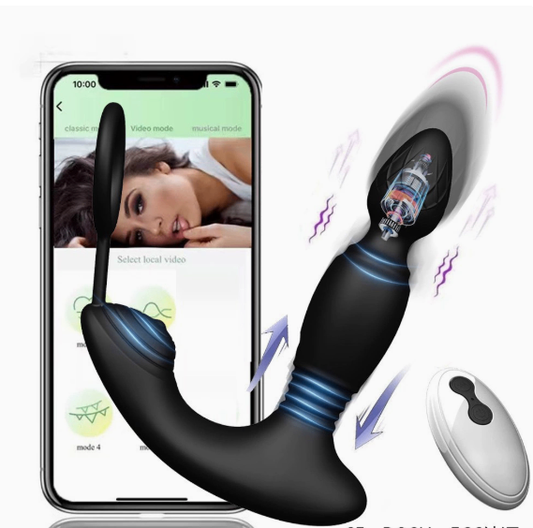 Telescopic prostate massager