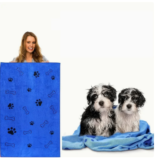Large bath towels for dogs and cats at pet stores
